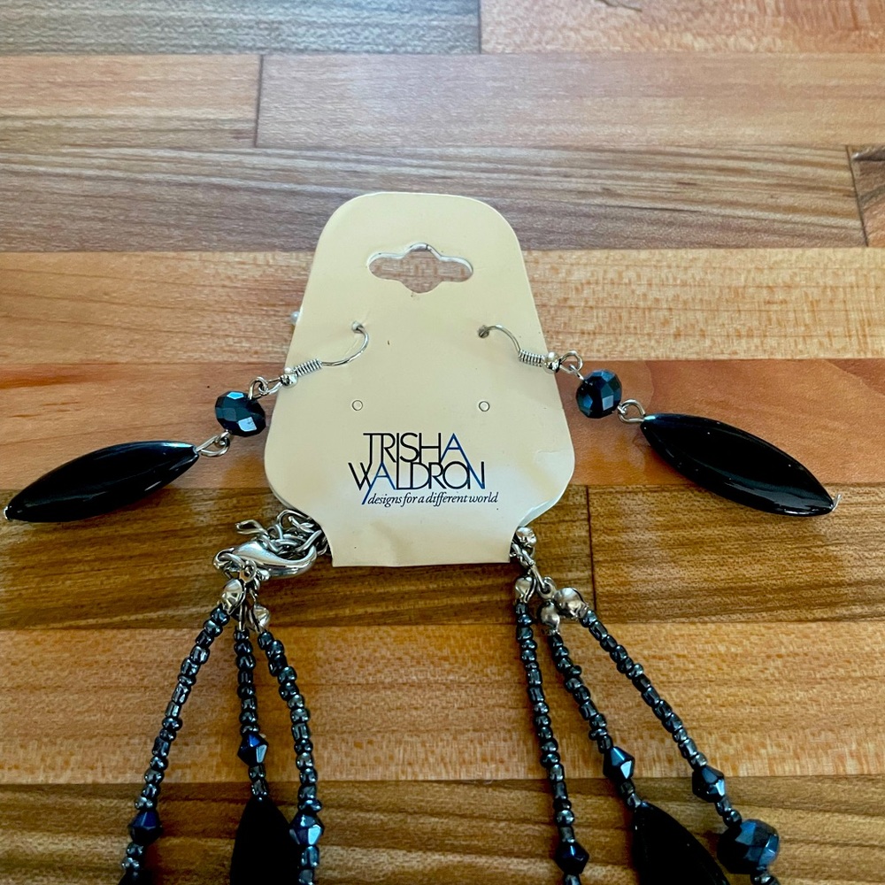 NWT Trish Waldron Earrings and Necklace set